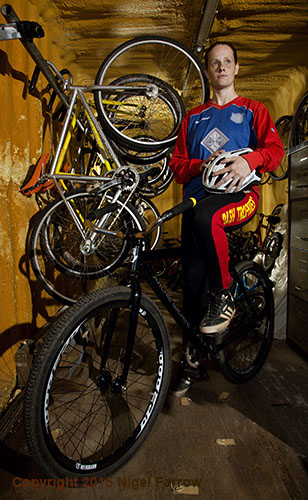 CYCLE SPEEDWAY-Great Britain and Ipswich Cycle Speedway Club rider Lauren Jacobs
